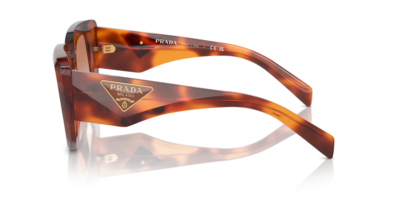 Prada PR 14ZS in Cognac Tortoise / Brown Gradient (18R70E) - Alternate View