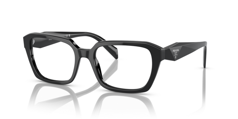 Prada PR 14ZVF in Black - Front View