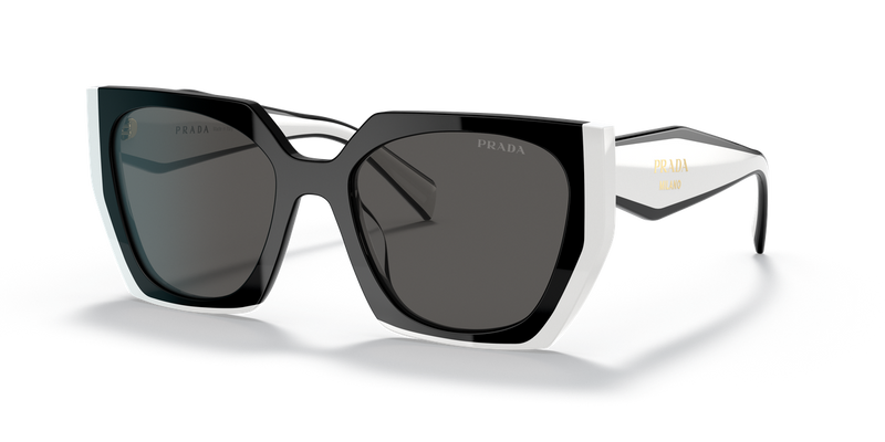Prada PR 15WSF in Black/Talc / Dark Grey (09Q5S0) - Alternate View