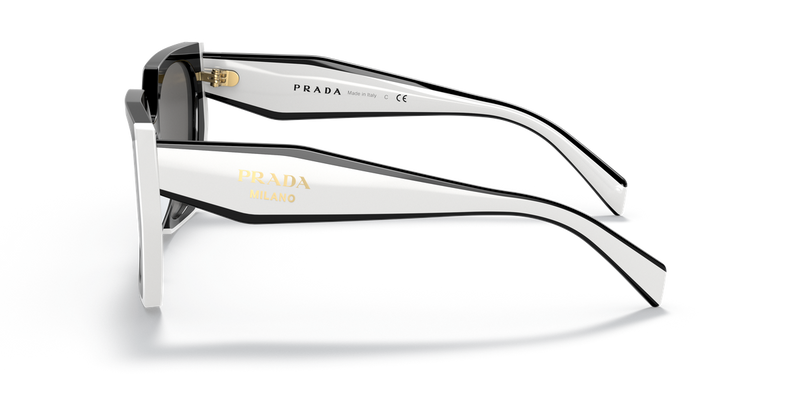 Prada PR 15WSF in Black/Talc / Dark Grey (09Q5S0) - Alternate View