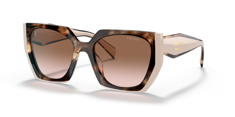 Prada PR 15WS in Tortoise Caramel/Powder / Brown Gradient (01R0A6) - Alternate View