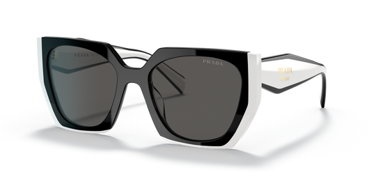 Prada PR 15WS - Black/Talc / Dark Grey (09Q5S0)
