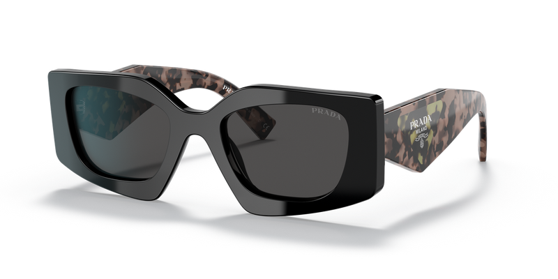 Prada PR 15YS in Black / Dark Grey (1AB5S0) - Front View