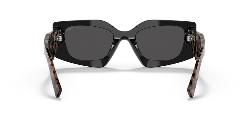 Prada PR 15YS in Black / Dark Grey (1AB5S0) - Temple Detail