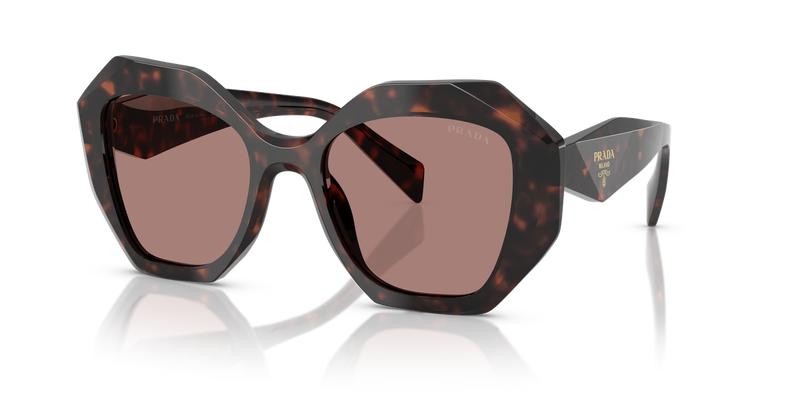 Prada PR 16WS in Root Tortoise / Light Brown (17N60B) - Front View