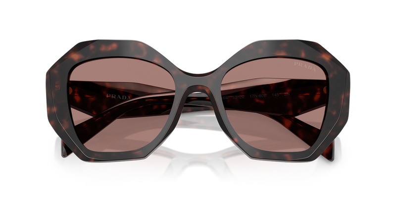 Prada PR 16WS in Root Tortoise / Light Brown (17N60B) - Side View