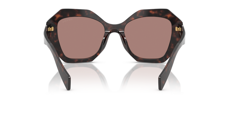 Prada PR 16WS in Root Tortoise / Light Brown (17N60B) - Temple Detail