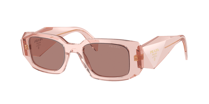 Prada PR 17WSF in Transparent Peach / Light Brown (19Q10D) - Alternate View