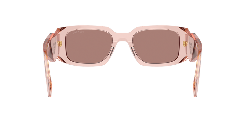 Prada PR 17WSF in Transparent Peach / Light Brown (19Q10D) - Alternate View