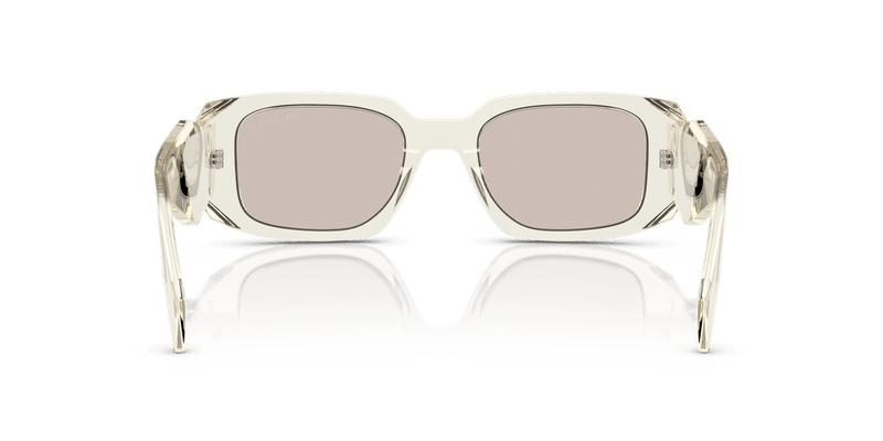 Prada PR 17WSF in Transparent Champagne / Ivory Mirror Internal Silver (19X30N) - Alternate View