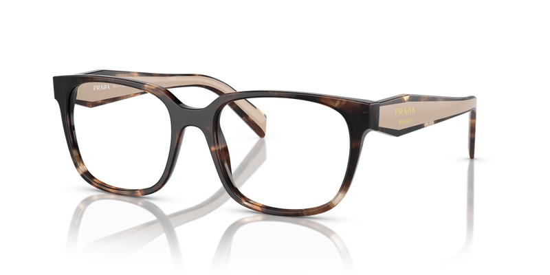 Prada PR 17ZV in Caramel Havana / Demo Lens (07R1O1) - Front View