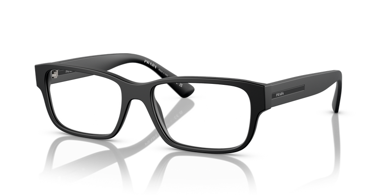 Prada PR 18ZVF in Matte Black / Demo Lens (1BO1O1) - Front View