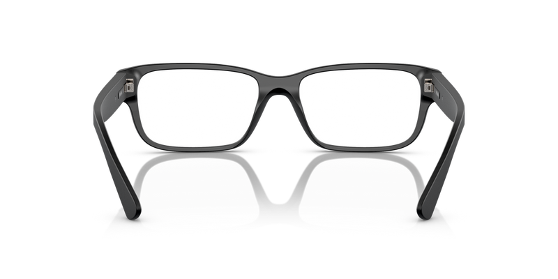 Prada PR 18ZVF in Matte Black / Demo Lens (1BO1O1) - Temple Detail