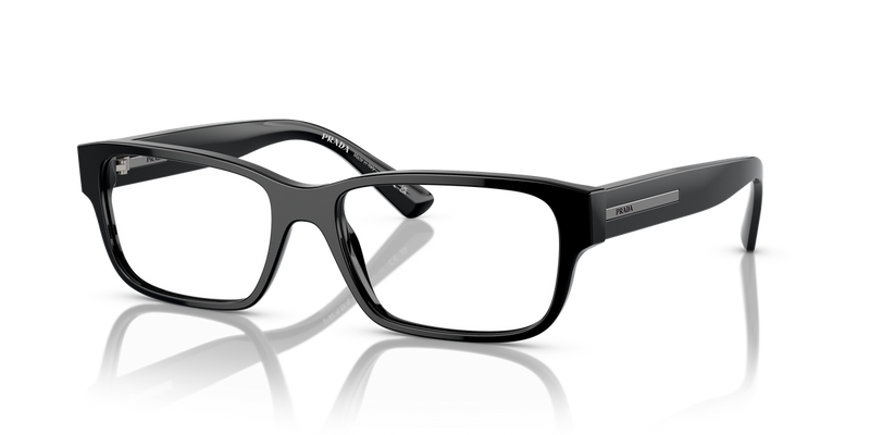 Prada PR 18ZV in Black / Demo Lens (1AB1O1) - Front View