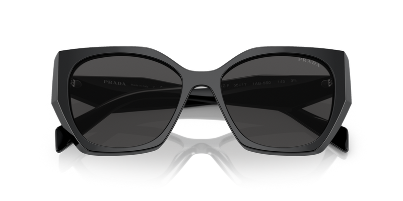 Prada PR 19ZSF in Black / Dark Grey (1AB5S0) - Side View