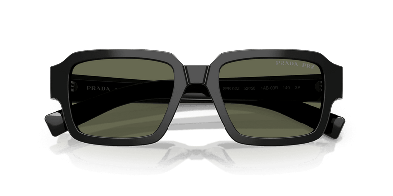 Prada PR 02ZS in Black / Green Polar (1AB03R) - Alternate View