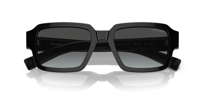 Prada PR 02ZS in Black / Graphite Sfumato Cristallo (1AB06T) - Alternate View