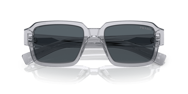 Prada PR 02ZS in Transparent Grey / Blue (U430A9) - Alternate View