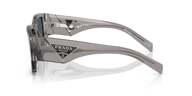 Prada PR 10ZS in Transparent Asphalt / Dark Grey (16Z70B) - Alternate View