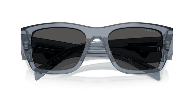 Prada PR 10ZS in Transparent Ocean / Dark Grey (17T08Z) - Alternate View