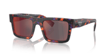 Abstract Orange / Dark Grey Mirror Blue/Red (06V40E)