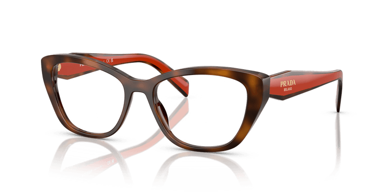 Prada PR 19WV in Juniper Havana (01K1O1) - Front View