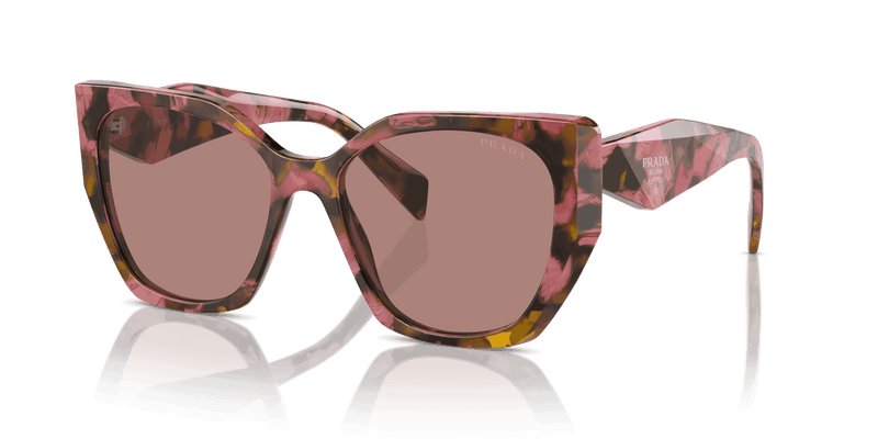 Prada PR 19ZS in Tortoise Cognac Begonia / Light Brown (18N10D) - Alternate View