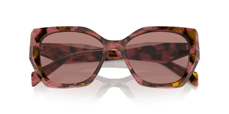 Prada PR 19ZS in Tortoise Cognac Begonia / Light Brown (18N10D) - Alternate View