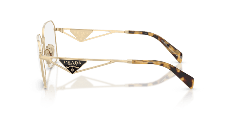 Prada PR A51V in Pale Gold (14N1O1) - Temple Detail