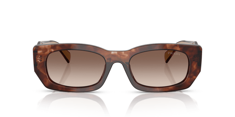 Prada PR B05S in Caramel Tortoise / Brown Gradient (00K10S) - Back View