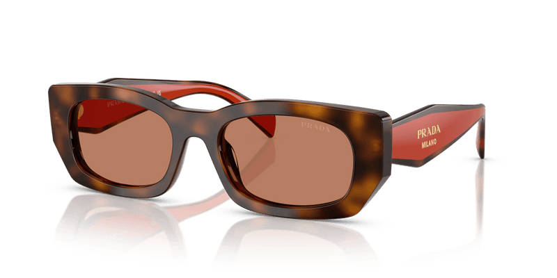 Prada PR B05S in Juniper Tortoise/Cotto / Brown (01K90Q) - Alternate View