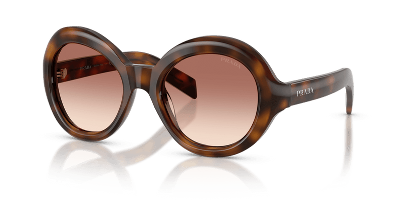 Prada PR D08SU in Juniper Tortoise / Light Brown Gradient Bordeaux (20D70X) - Front View