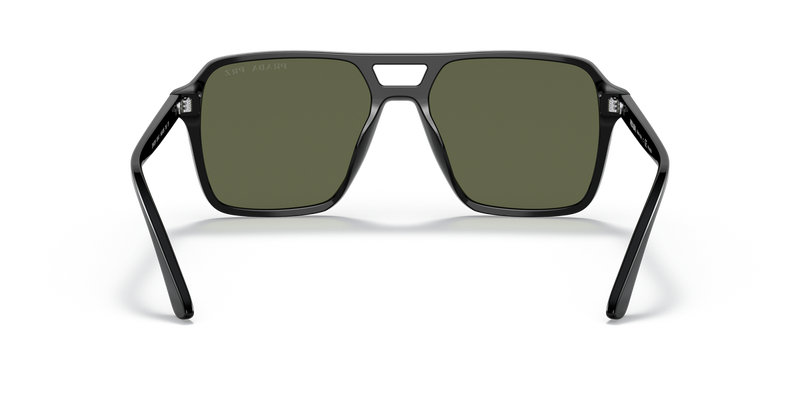 Prada PR 20YS in Black / Polarized Green (1AB03R) - Temple Detail