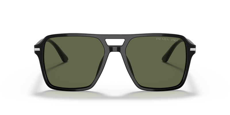 Prada PR 20YS in Black / Polarized Green (1AB03R) - Alternate View