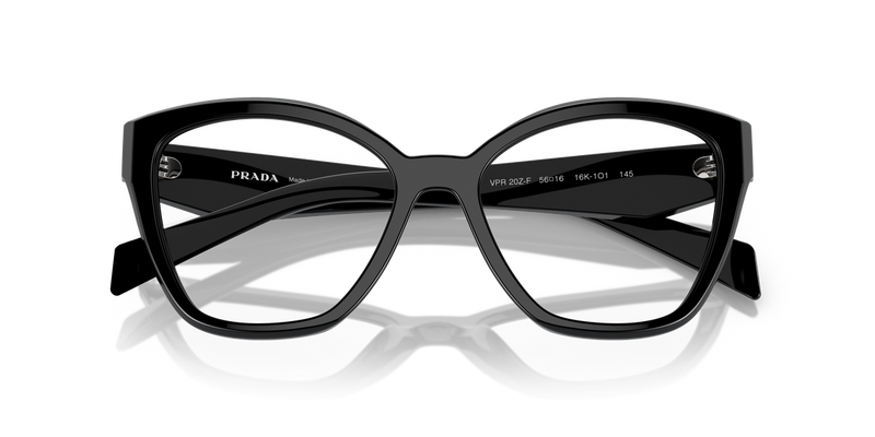 Prada PR 20ZVF in Black / Demo Lens (16K1O1) - Side View