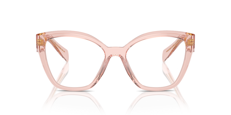 Prada PR 20ZV in Transparent Peach / Demo Lens (19Q1O1) - Alternate View