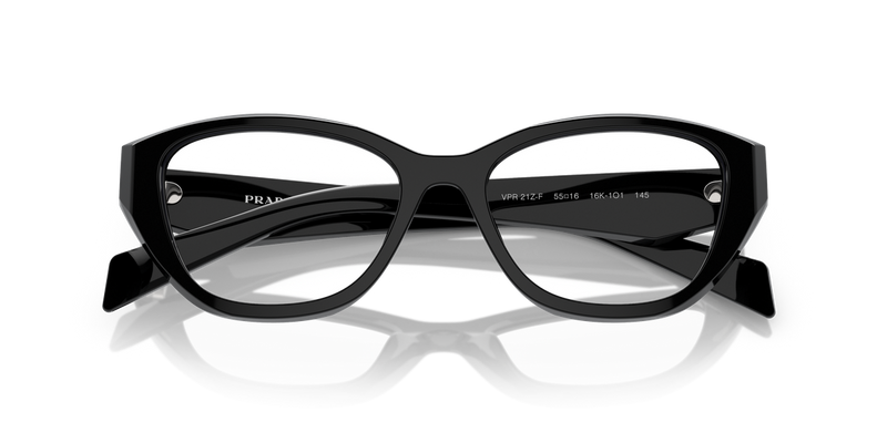 Prada PR 21ZVF in Black - Side View