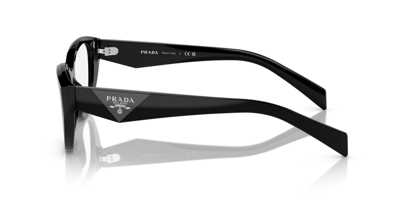 Prada PR 21ZVF in Black - Back View