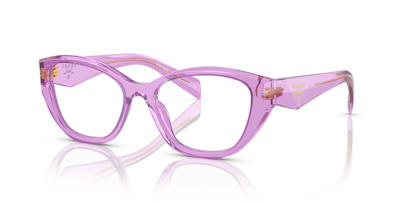 Prada PR 21ZV in Transparent Amethyst / Demo Lens (13R1O1) - Alternate View