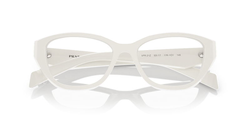 Prada PR 21ZV in Black/White / Demo Lens (17K1O1) - Alternate View