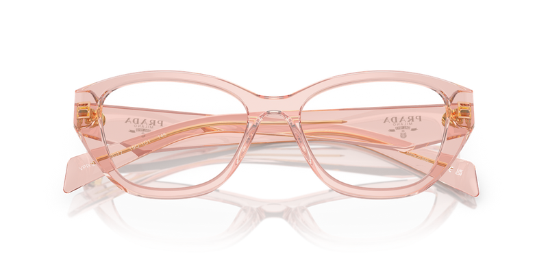 Prada PR 21ZV in Transparent Peach / Demo Lens (19Q1O1) - Alternate View