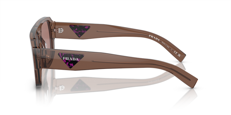 Prada PR 22YS in Transparent Brown - Back View