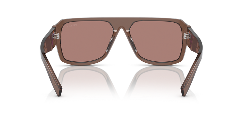 Prada PR 22YS in Transparent Brown - Temple Detail