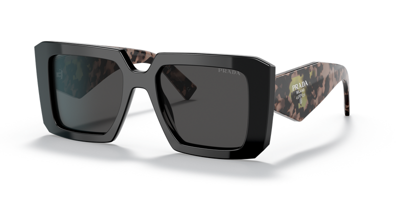 Prada PR 23YS in Black / Dark Grey (1AB5S0) - Front View