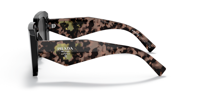 Prada PR 23YS in Black / Dark Grey (1AB5S0) - Back View