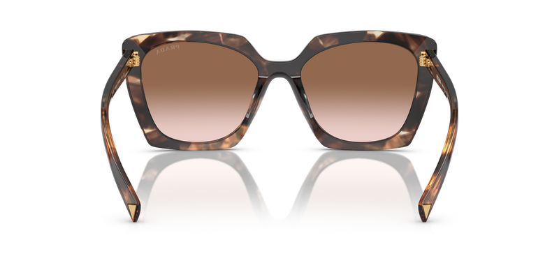 Prada PR 23ZS in Caramel Tortoise / Brown Gradient (07R0A6) - Temple Detail