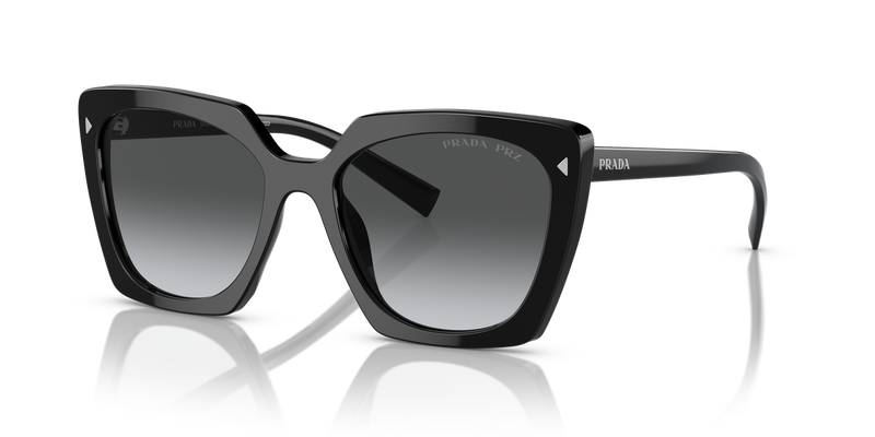 Prada PR 23ZS in Black / Polarized Grey Gradient (1AB5W1) - Alternate View
