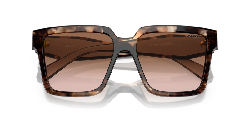 Prada PR 24ZSF in Caramel Tortoise - Side View