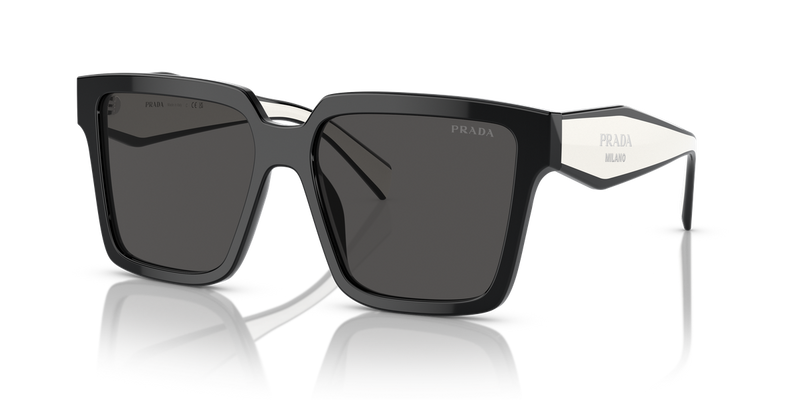 Prada PR 24ZS in Black / Dark Grey (1AB5S0) - Alternate View