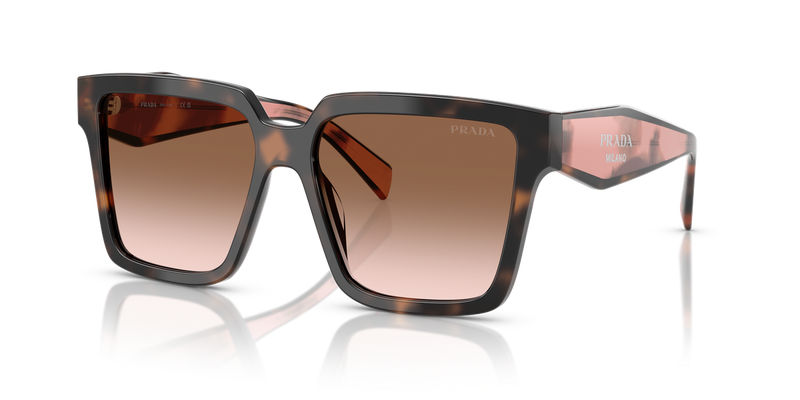 Prada PR 24ZS in Mauve Tortoise / Brown Gradient (23A0A6) - Alternate View